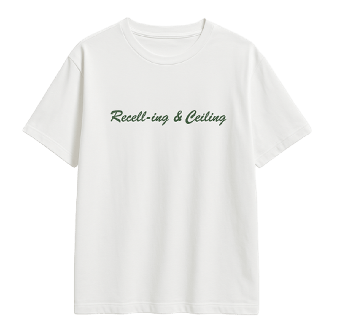 Unisex Logo Cotton Tee – White