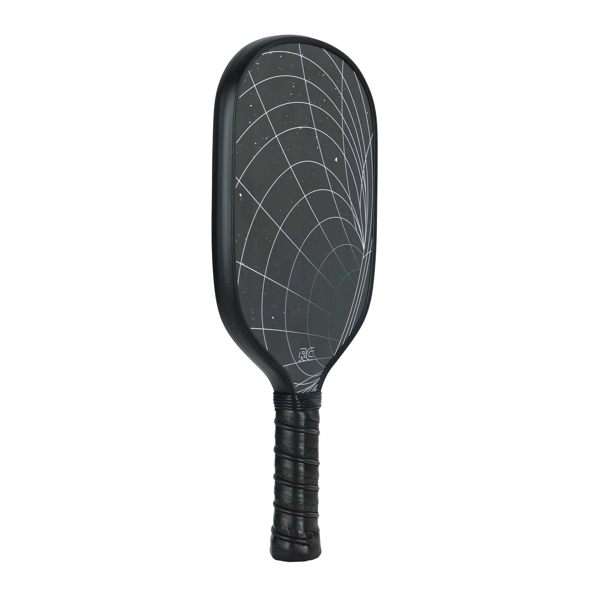 PULSE Raw Carbon Pickleball Paddle - Chaotic Flow